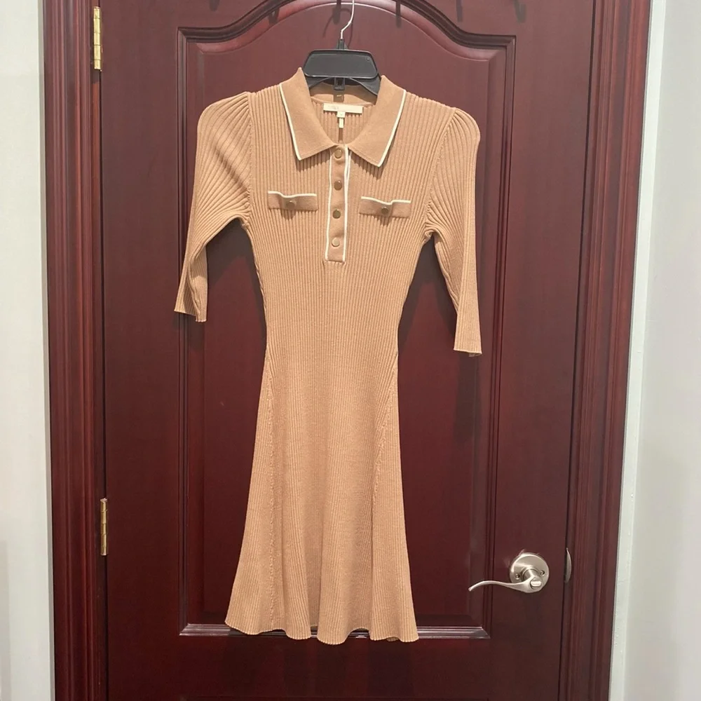 Maje Polo Knit Dress 36/S